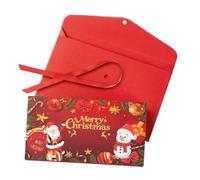 mefocou Christmas Money Envelopes - Cash Holder Envelope Winter Holiday - Creative Stocking Stuffers Holiday Decor for Kids Lovers Girls Boys Family Friends Christmas Party Favors