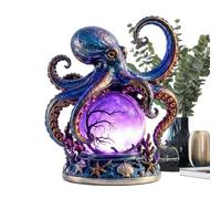 mefocou Crystal Sphere Octopus USB Powered Spooky Halloween Decor