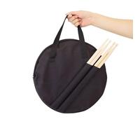 mefocou Drum Dampening Pads - 12Inch Single Drum Head Patches | with Bag and Stick Sound Off Mat for Bedroom Education Studio Practice Drumming Travel Class Apartment Home Routine