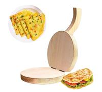 mefocou Dumpling Skin Maker - Dumpling Skin Making - Wood Pie Crust Press,for Enthusiasts Home Cooks Beginners Family Apartment Meal Prep Holiday Birthday Party