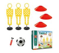 mefocou Football Equipment | Sports Training Equipment | Educational Kids Soccer Obstacle Play Set Multi-person Sports Toy for Boys Girls Backyard Park Gym Indoor Home Field Family