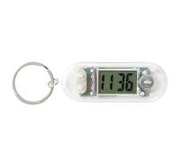 mefocou Keychain Watch,Silent Watch Ornament | Mini Tabletop Clock, Portable Electronic Timepiece for Exam Review Library Study Room