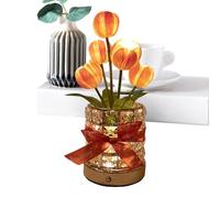 mefocou Led Flower Lights | 3-Color Dimmable Night Light | Table Centerpieces Desk Accessories for Home Living Room Bedroom Wedding Women Sisters Girlfriend