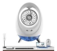 mefocou Misting Fan Portable | Water Spray Cooling Fan Portable with Light | Rechargeable 2000mAh Summer Hot Weather Cooling Mister for Bedroom Patio Outdoor Table Desk Bedside Camping