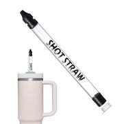 mefocou Shot Straw - Shot Holder & Straw for Drinks & Chasers- Experience Shots The Go - Fits All Standard Bottles, Glasses, & The Chasers
