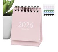 mefocou Small Desk Calendar,Jan. 2026 to Jul. 2027 School Planner,Desktop Calendar Planner | for Workplace Home Study Workstation Library Counter Meeting Room