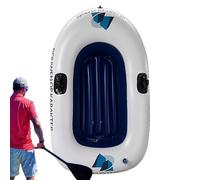mefocou Small Inflatable Boat,Inflatable Dinghy Boat - Raft Kayak Float Travel Adults for Lake Beach Outdoor Water Pool River Lake