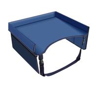 mefocou Travel Tray | Car Seat Table Foldable Lap Tray for Kids With Adjustable Shoulder Strap & Pocket, Road Trip Multifunctional Activity for Boys Girls