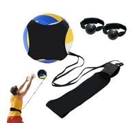 mefocou Volleyball Training Equipment | Adjustable Elastic Multifunctional Indoor Aid | Volleyball Spiking Practice Trainer - for Outdoor Jump Arm Swing Accuracy Techniques Skills