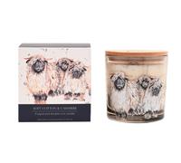 Meg Hawkins 2 Wick Candle 400g Sheep - Cashmere & Wool in White Meg Hawkins White