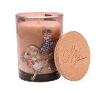 Meg Hawkins 250g Candle - Glass Jar with Watercolour Wildlife Design - Luxury Fragranced Home Décor Gift. (Field Mouse)