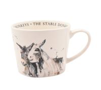 Meg Hawkins Ceramic Cup - Donkeys in Cream Meg Hawkins Cream