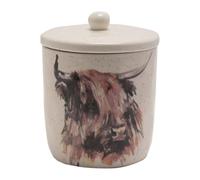 Meg Hawkins Ceramic Storage Canister - Highland Cow