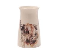 Meg Hawkins Ceramic Vase 17.8Cm - Highland Cow