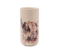Meg Hawkins Ceramic Vase 20Cm - Highland Cow