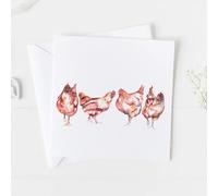 Meg Hawkins Chickens Card