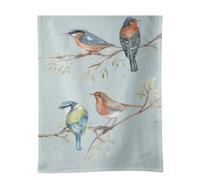 Meg Hawkins Cotton Tea Towel - British Birds
