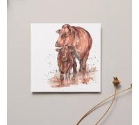Meg Hawkins Cow & Calf Card