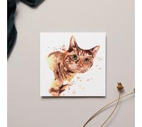 Meg Hawkins Ginger Cat Card