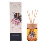 Meg Hawkins Glass Diffuser 150ml Bumble Bee - Honeysuckle Blossom in Amber Meg Hawkins Amber