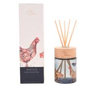 Meg Hawkins Glass Diffuser 150ml Chicken - Honey & Oats in Blue Meg Hawkins Blue