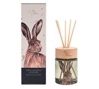 Meg Hawkins Glass Diffuser 150ml Hare - White Lavender & Chamomile in Green Meg Hawkins Green