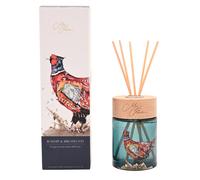 Meg Hawkins Glass Diffuser 150ml Pheasant - Rosehip & Birchwood in Teal Meg Hawkins Teal