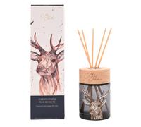 Meg Hawkins Glass Diffuser 150ml Stag - Elderflower & Pear Blossom in Grey Meg Hawkins Grey