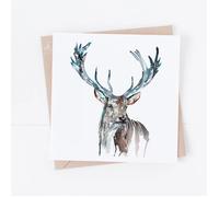 Meg Hawkins Highland Stag Card
