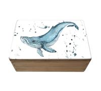Meg Hawkins Humpback Whale Box, 15x10cm