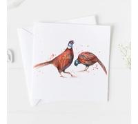 Meg Hawkins Pheasant Pair Card