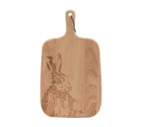 Meg Hawkins Rubber Wood Engraved Board - Hare 35x20cm