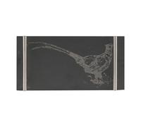 Meg Hawkins Slate Tray With Handles -Pheasant 30x15cm