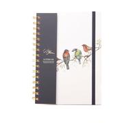 Meg Hawkins 'The Lookout' British Birds Watercolour Design A5 Notebook