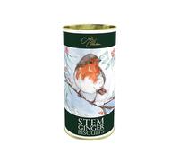 Meg Hawkins - The Robin, Stem Ginger Biscuits, 160g Drum
