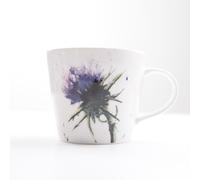 Meg Hawkins Thistle Floral Watercolour Design New Bone China Mug in Box