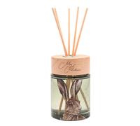 Meg Hawkins 150ml Reed Diffuser - Hare White Lavender & Chamomile Scent - Glass Bottle And Gift Box With Watercolour Wildlife Design - Long-Lasting Home Fragrance