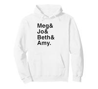 Meg Jo Beth Amy March Sisters Ampersand Classic Pullover Hoodie