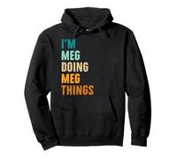 Meg Personalized Name Birthday Gift Idea Pullover Hoodie