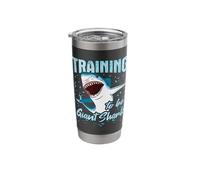 Meg Shark Design for a Killer Shark Fan Stainless Steel Insulated Tumbler