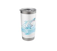 Meg Shark Design for a Killer Shark Fan Stainless Steel Insulated Tumbler