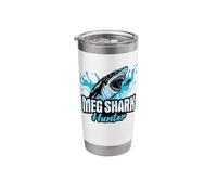 Meg Shark Design for a Killer Shark Fan Stainless Steel Insulated Tumbler