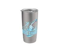 Meg Shark Design for a Killer Shark Fan Stainless Steel Insulated Tumbler