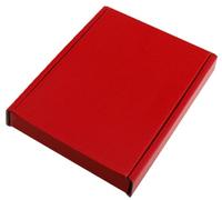 MEG4TEC 100 Pack Shipping Coloured Boxes Cardboard Large Letter PIP Mailing Gift Box (Red, C6 (16cm x 11cm x 2cm))