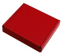 MEG4TEC 100 Pack Shipping Coloured Boxes Cardboard Large Letter PIP Mailing Gift Box (Red, MINI C7 (10cm x 10cm x 2cm))