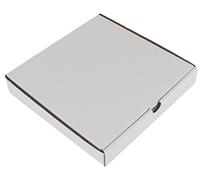 MEG4TEC 100 x Pizza Boxes ☆ Takeaway Fast Food Cake Packaging White ☆ Size : 9 INCH