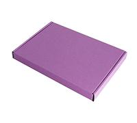 MEG4TEC 50 Pack Shipping Coloured Boxes A4/C4 Cardboard Large Letter PIP Mailing Gift Box (Purple, C4 (32.5cm x 22.7cm x 2cm))
