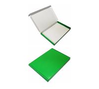 MEG4TEC 50 Pack Shipping Coloured Boxes A5/C5 Cardboard Large Letter PIP Mailing Gift Box (Green, C5 (22.5cm x 16cm x 2cm))