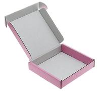 MEG4TEC 50 Pack Shipping Coloured Boxes A7/C7 Cardboard Large Letter PIP Mailing Gift Box (Pink, MINI C7 (10cm x 10cm x 2cm))