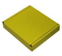 MEG4TEC 50 Pack Shipping Coloured Boxes A7/C7 Cardboard Large Letter PIP Mailing Gift Box(Yellow, MINI C7 (10cm x 10cm x 2cm))